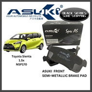 ASUKI Front Brake Pad Toyota Altis 2014 ZZE142 Sienta Wish ZGE20 Prius C Allion High Quality Spare P