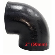 IH HUBLESS CAST IRON BEND 50MM , 80MM , 100MM ( 2" , 3" , 4" ) x 90degree