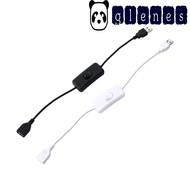GLENES USB Cable with Switch LED Lamp USB Fan Cable Toggle Power Line Power Supply Copper Material USB Extension Cord
