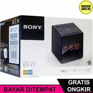 (Pay In Place) KE847 FM AM CLOCK RADIO SONY ICF-C1 ALARM RADIO