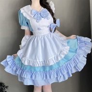 Blue White Maid Costume cosplay Anime Costume Lolita Costume Japanese Cute Lolita Dress
