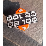 Emblem for CB 100 K3 battery cover, CB 100 K3 battery box logo