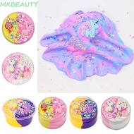 MXBEAUTY1 Unicorn Puff Slime Clay, Rainbow Slime Cute Unicorn, Educational Toys Plastic Clay Light Clay Modeling Polymer Children Adults Gifts