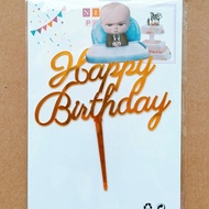 Acrylic cake topper, acrylic birthday cake decoration, baby boss/baby boss character