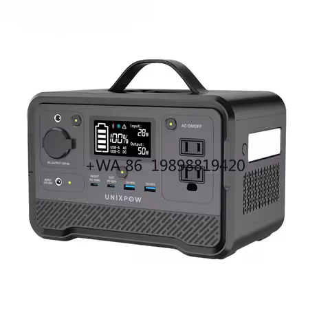2025 Outdoor Solar Generator Portable Power Station Power Supply 100W 200W 350W 500W 700W 1000W 1500