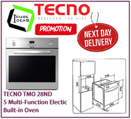 TECNO TMO 28ND 5 Multi-Function Electic Built-in Oven / FREE EXPRESS DELIVERY