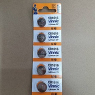Vinnic CR1616 lithium battery 3v Original Vinnic CR1616 3v battery