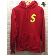 Supreme FW19 S Logo Hooded Sweatshirt 厚磅 紅色 帽T