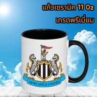 Newcastle United Glass Mug Size 11 oz Genuine Grade A Ceramic Collectible Club Coffee Cup Beer