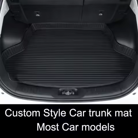 Stripes Custom Car Trunk Mats for Bmw i3 ix3 Z4 i3 i4 ix i7 Interior Details Car Accessories Carpet 