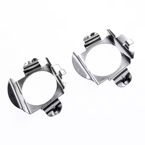 2 Pcs for Mercedes-Benz C E ML CLK GLA GL GLS H7 LED Car Headlight Bulb Base Holder Adapter Socket M