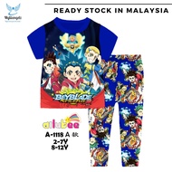 Mylilangelz Ailubee Beyblade Sleepwear Kids Pyjamas Baju Tidur Budak Lelaki