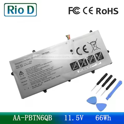 AA-PBTN6QB 11.5V 66Wh Laptop Battery for SAMSUNG NT900X5N-L58L L58R L58SS L58WS NT900X5N-L59SS PBTN6
