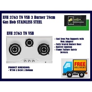 EF EFH 3763 TN VSB 3 BURNER GAS HOB