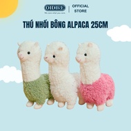 Lovely Soft Alpaca Stuffed Animal Alpaca Teddy Bear 25cm