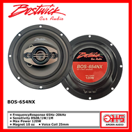 BOSTWICK BOS-N654CX / BOS-654NX ลำโพงแกนร่วมติดรถยนต์ ขนาด 6.5 นิ้ว