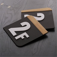 【JiuJiu】1PCS Door Plates House Number Acrylic Plate for Hotel Apartment Home Gate Sticker Digital Un