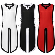 Medieval Knight Templar Crusader Costume Men Vest Tunic Shirt Warriror Cavalier Armor Tabard