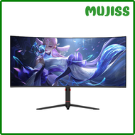 [MUJISS] 34 inch 4K 21:9 75/128/144Hz Ultra-Wide Curved IPS Black panel Gaming Monitor 3440 x 1440 V