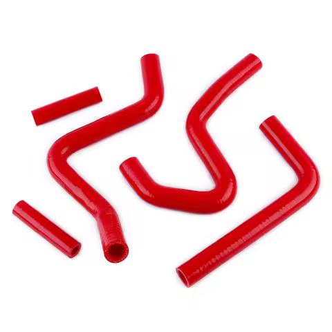 5PCS 3PLY For 2003 2004 Kawasaki KX250 KX 250 2-stroke Silicone Heater Radiator Coolant Hose Pipe Pi