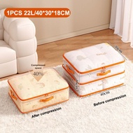 EUNICE PVC Quilt Storage Bag Transparent Foldable Cabinet Clothes Dustproof Waterproof Organizer棉被袋