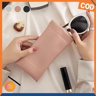 Cosmetic Makeup Bag Pouch Small Wallet Multifunctional Glasses Bag PU Synthetic Leather Super 3 Colo