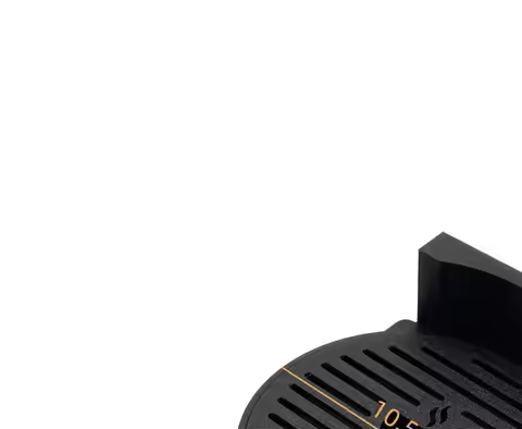 Low-profile extended drip tray for Nespresso Essenza Mini coffee machine