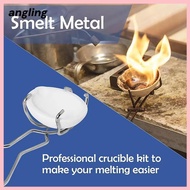 Angling 25.5CM Stainless Steel Crucible Tong Crucible Clamp Crucible Pliers White Gold Bowl Melting 