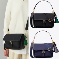 TB Messenger Bag Waterproof Nylon with Cowhide Backpack tb Backpack Shoulder Messenger Bag