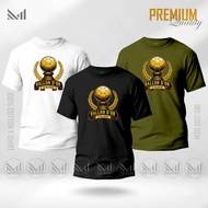 Ballon d'or graphic t-shirt premium 100% cotton unisex round neck baju tshirt lelaki perempuan