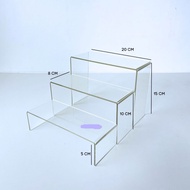 Acrylic 3-Tier Acrylic Ladder/ - Product Photo DisplayPodium