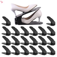 Shoe Slots Organizer ,Shoe Organizer for Closet,Shoe Stacker Increase Space by 200%,Adjustable 4 Lev