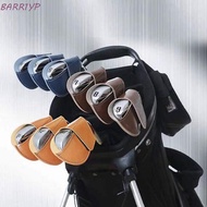 BARR1YP Golf Iron Headcover PU Leather Durable Golf Iron Covers Protective Cover Accessories Iron We