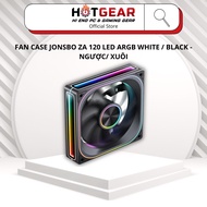 FAN CASE JONSBO ZA 120 LED ARGB WHITE / BLACK - REVERSE/SIDE