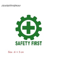 Safety First cutting sticker Reflective Motorcycle sticker