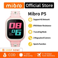 Mibro P5 Smart Watch for Kids 4G Phone Touch Screen Video Call Watch Children GPS Tracker Long Battery Life IPX8 Waterproof- -Pink