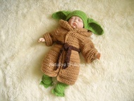 CROCHET PATTERN Baby Yoda Outfit