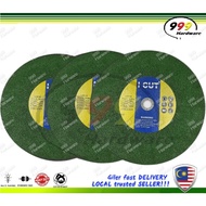 999 [3PC] ICUT CUTTING DISC 14" GREEN / I-CUT BESI MATA POTONG HIJAU / METAL CUTTING WHEEL / BESI HOLLOW / PEMOTONG