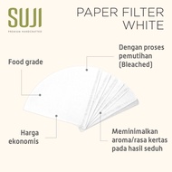 SUJI Coffee Paper Filter V60 01 02 White Coffee Paper