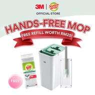 3M™ Scotch-Brite™ Hands-Free Mop with Compact Bucket, Self-Cleaning Mop, For cleaning floors, tiles,