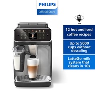 Philips EP4446 | LatteGo milk system | 12 hot and iced recipes | QuickStart technology | Ceramic gri