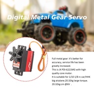 JX PDI-6221MG 20KG 180° 360° Continuous Rotation High Precision Metal Gear Digital Standard Servo fo