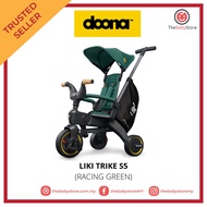 Doona Liki Trike S5 Tricycle 5in1 Up to 36 Month with accessories-Racing Green
