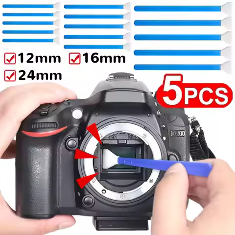 5Pcs APS-C Cleaning Swab Kit Full-Frame M4/3 Professional Sensor Cleaner Swab for Sony DSLR Cameras 
