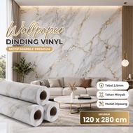 Vinyl Roll Marble Foam Wallpaper Room Sticker PET Decoration 1.2x2.8 m Waterproof Marble Wall Paper