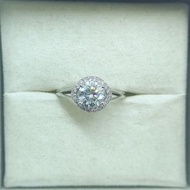 💍1卡莫桑鑽石戒指(GRA證書)