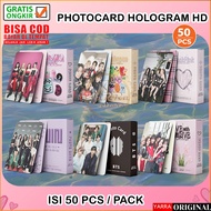 Photocard Hologram Lomo Card Newjeans Nct Blackpink Bts Twice Boy Band Kpop Korea Contents 50pcs