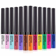 Matte Liquid Eyeliner 12 Colors Waterproof High Pigmented Colorful Brighten Pigments Smudgeproof...