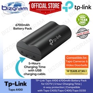 Tp-Link Tapo A100 6700mAh Battery Pack for CCTV, 5-hour Charging Time, 6way protection, Works with T