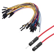 Male to Female 1Pin Breadboard Jumper Wire 2.54mm Pitch Ribbon Cable 20cm Long Electronics Breadboar